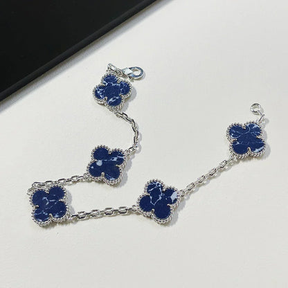 [Marin-Jewelry]CLOVER 5 MOTIF PIETERSITE BRACELET COLLECTION