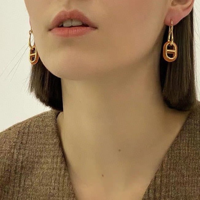 [Marins]HM O'MAILLON GOLD EARRINGS