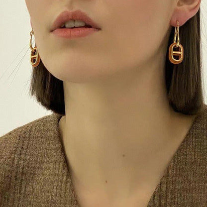 [Marins]HM O'MAILLON GOLD EARRINGS