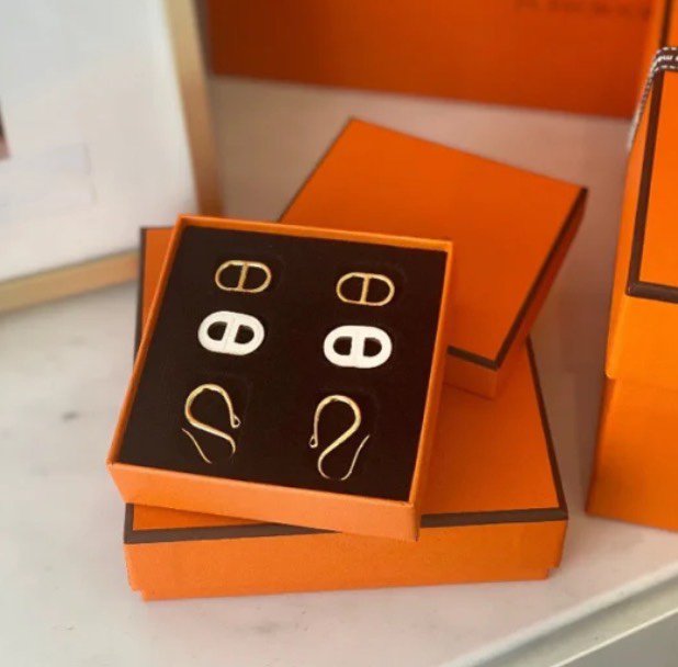 [Marins]HM O'MAILLON GOLD EARRINGS