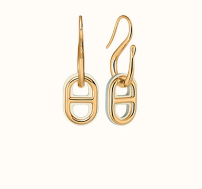 [Marins]HM O'MAILLON GOLD EARRINGS