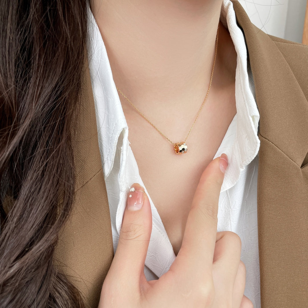 [Marins]BEE MINI PEDANT DIAMOND NECKLACE