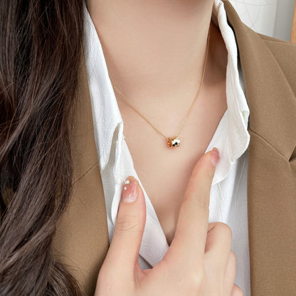 [Marins]BEE MINI PEDANT DIAMOND NECKLACE