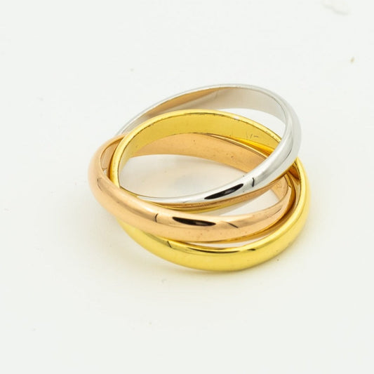 [Marins Jewelry]TRINITY RING GOLD PINK GOLD SILVER