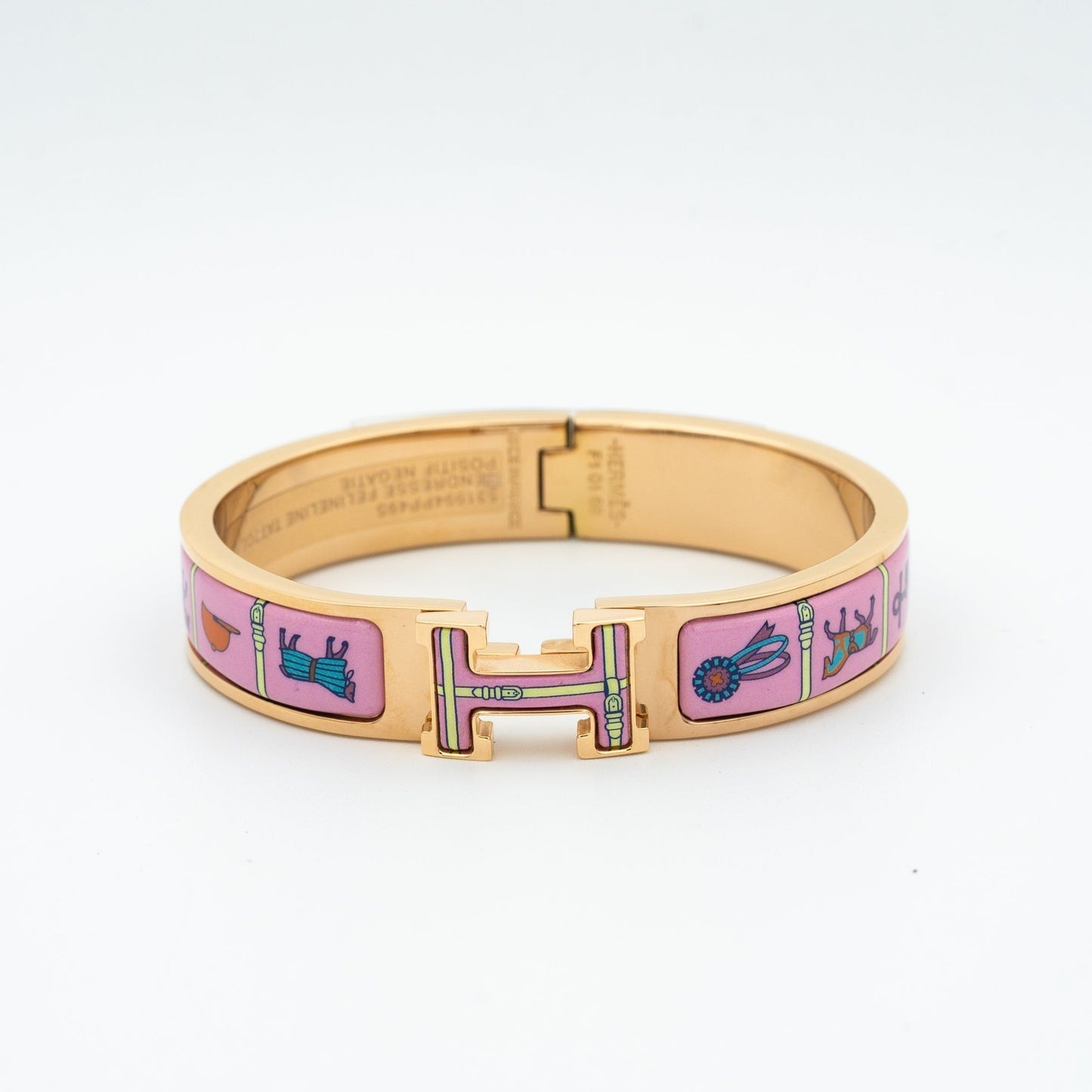 [Marins]H PINK GOLD BRACELET PINK CERAMIC