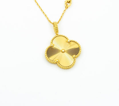 [Marins]CLOVER 25MM PEDANT NECKLACE GOLD