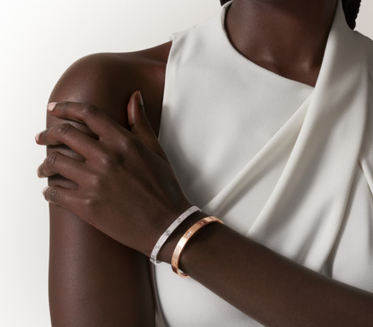 [Marins]NEW-LOVE-4.8MM-Width Diamond-Studded Bracelet