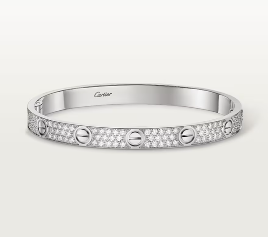 [Marins]NEW-LOVE-6.1MM-幅 ダイヤモンド スタッズ ブレスレット