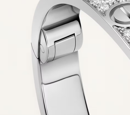 [Marins]NEW-LOVE-6.1MM-Width Diamond-Studded Bracelet