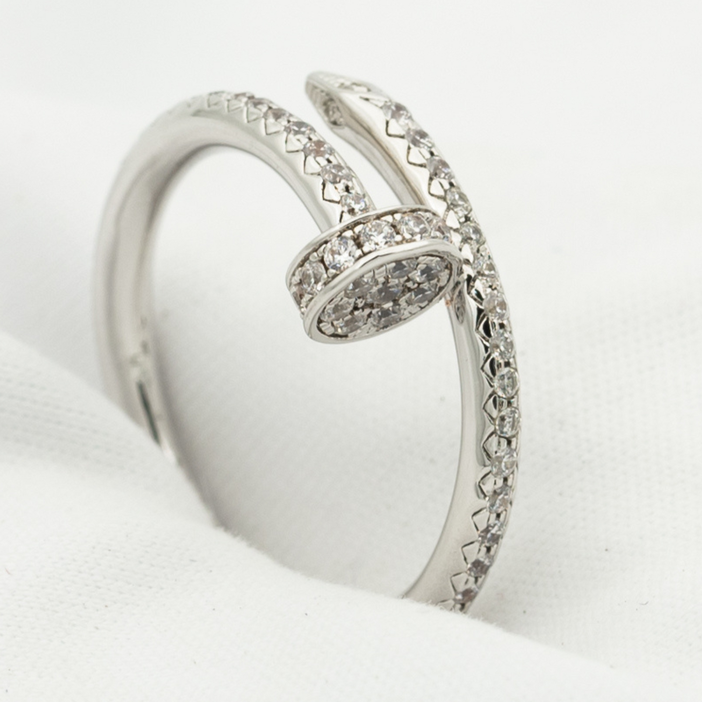 [Marins]JUSTE RING 1.8MM SILVER DIAMONDS