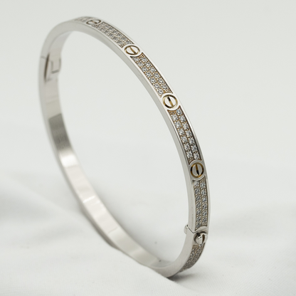 [Marins]LOVE BRACELET 3.65MM DIAMOND-PAVED