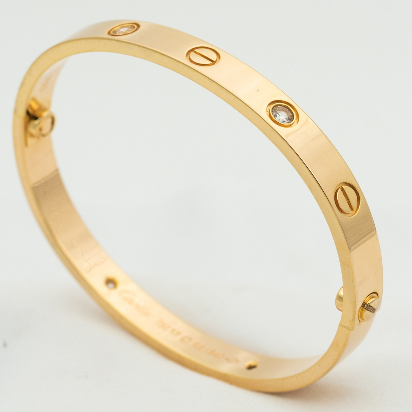 [Marins]LOVE BRACELET 6.1MM 4 DIAMONDS