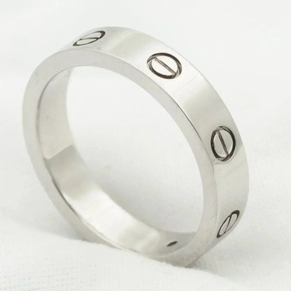 [Marins]LOVE RING 4MM 1 DIAMOND SILVER