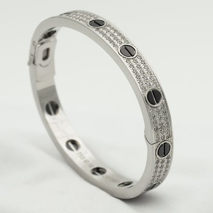 [Marins]LOVE BRACELET 6.1MM DIAMOND-PAVED CERAMIC
