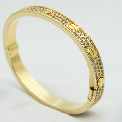 [Marins]LOVE BRACELET 6.1MM DIAMOND-PAVED