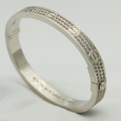 [Marins]LOVE BRACELET 6.1MM DIAMOND-PAVED