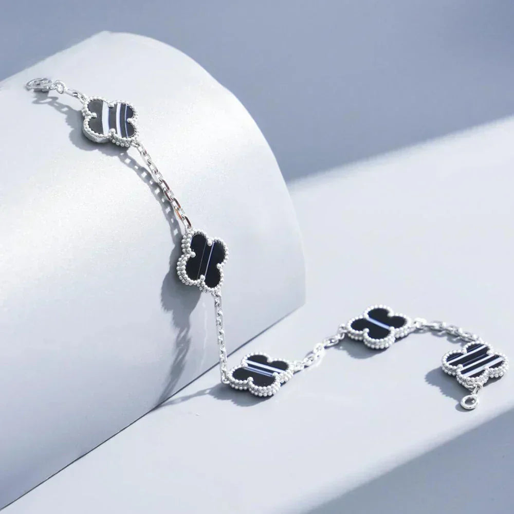 [Marins] CLOVER 5 MOTIF PULSAR STONE BRACELET COLLECTION