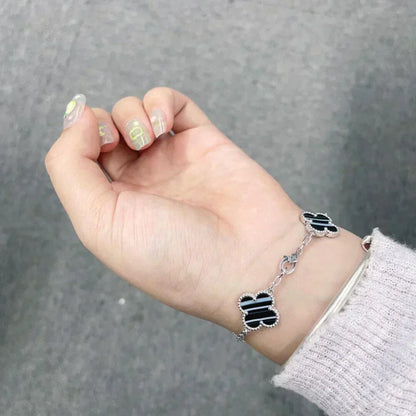 [Marins] CLOVER 5 MOTIF PULSAR STONE BRACELET COLLECTION