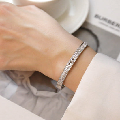 [Marins]KELLY BRACELET DIAMOND PAVED