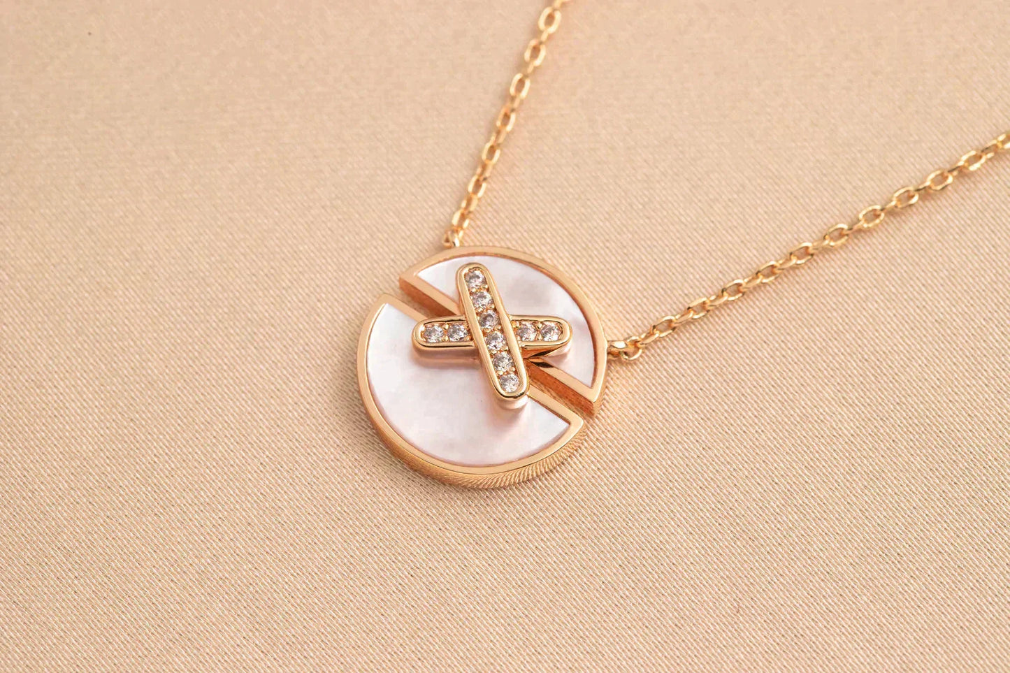 [Marins]JEUX DE Marins GOLD DIAMOND NECKLACE