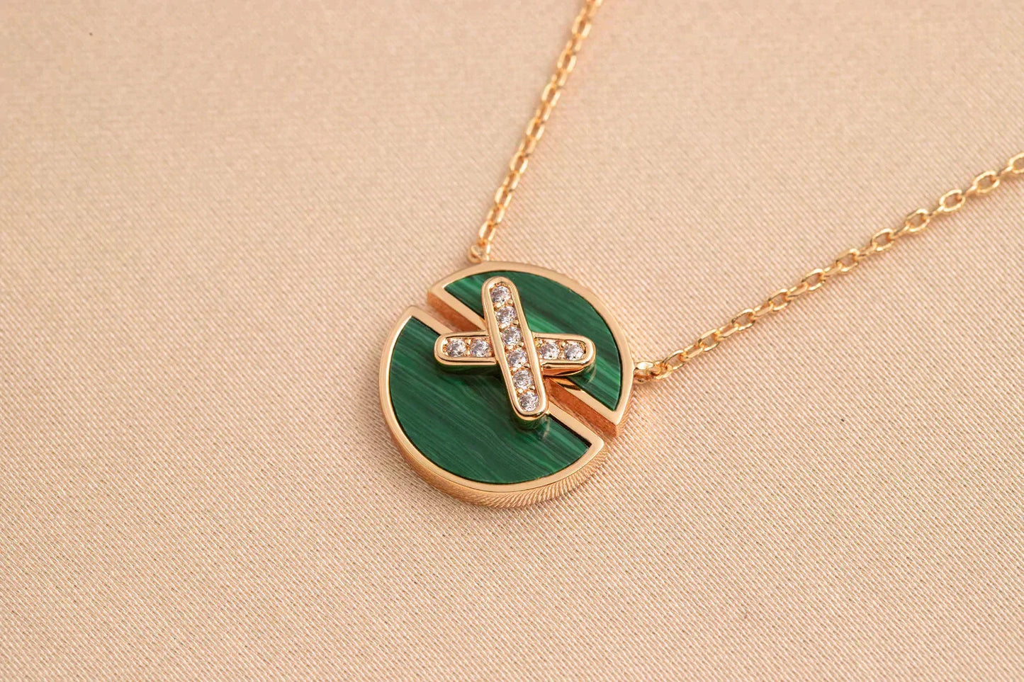 [Marins]JEUX DE Marins GOLD DIAMOND NECKLACE