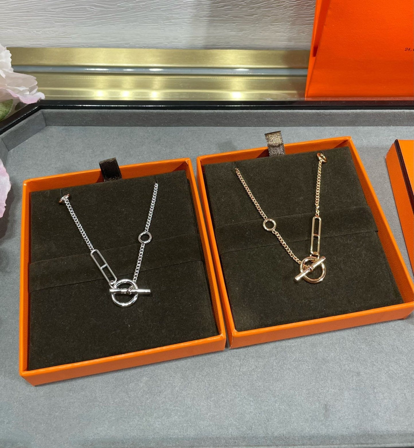 [Marins]HM STERLING CHAINE D'ANCRE HEART