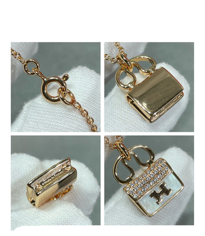 [Marins]H CIRCE MOISSANITE PENDANT NECKLACE GOLD