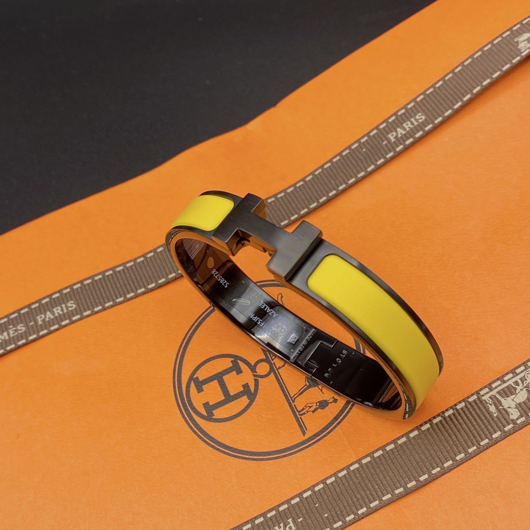 [Marins]CLIC HM SO BLACK YELLOW BRACELET