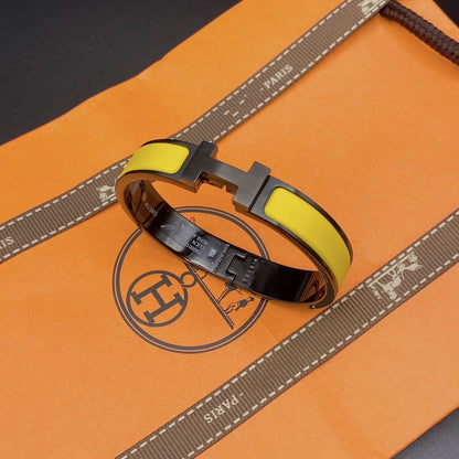[Marins]CLIC HM SO BLACK YELLOW BRACELET