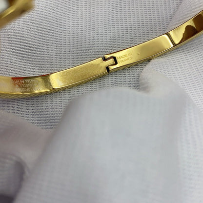 [Marins]CLASSIC HM CLIC WHITE 8MM ENAMEL BRACELET