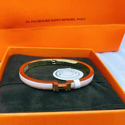 [Marins]CLASSIC HM CLIC  PINK 8MM ENAMEL BRACELET