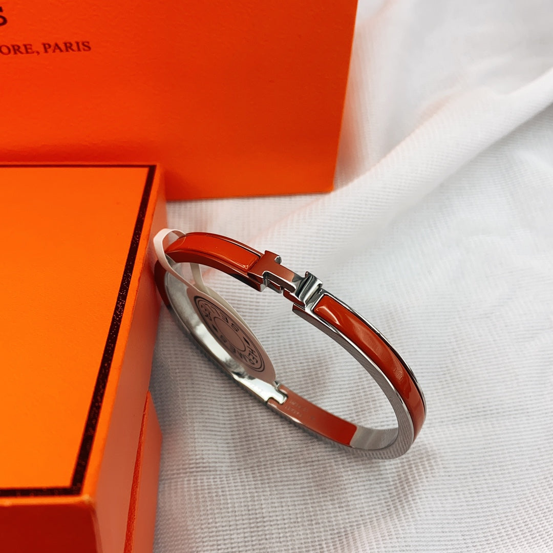 [Marins]CLASSIC HM CLIC RED 8MM ENAMEL BRACELET