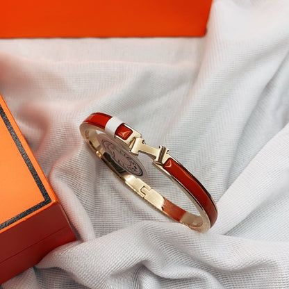 [Marins]CLASSIC HM CLIC RED 8MM ENAMEL BRACELET