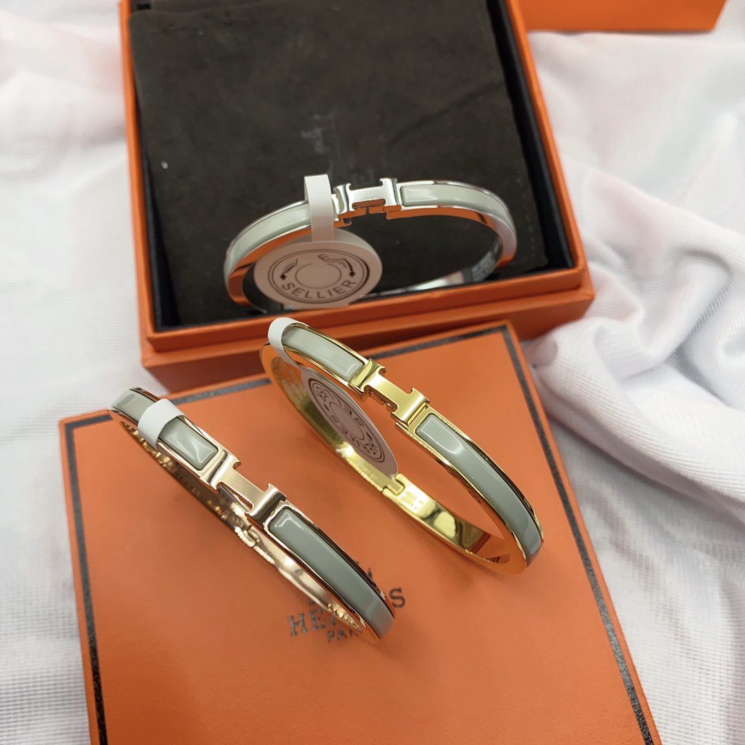 [Marins]CLASSIC HM CLIC GREEN 8MM ENAMEL BRACELET