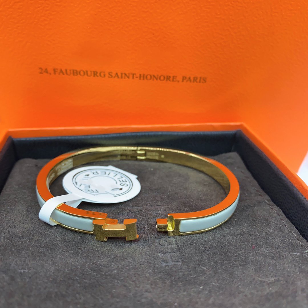 [Marins]CLASSIC HM CLIC GREEN 8MM ENAMEL BRACELET