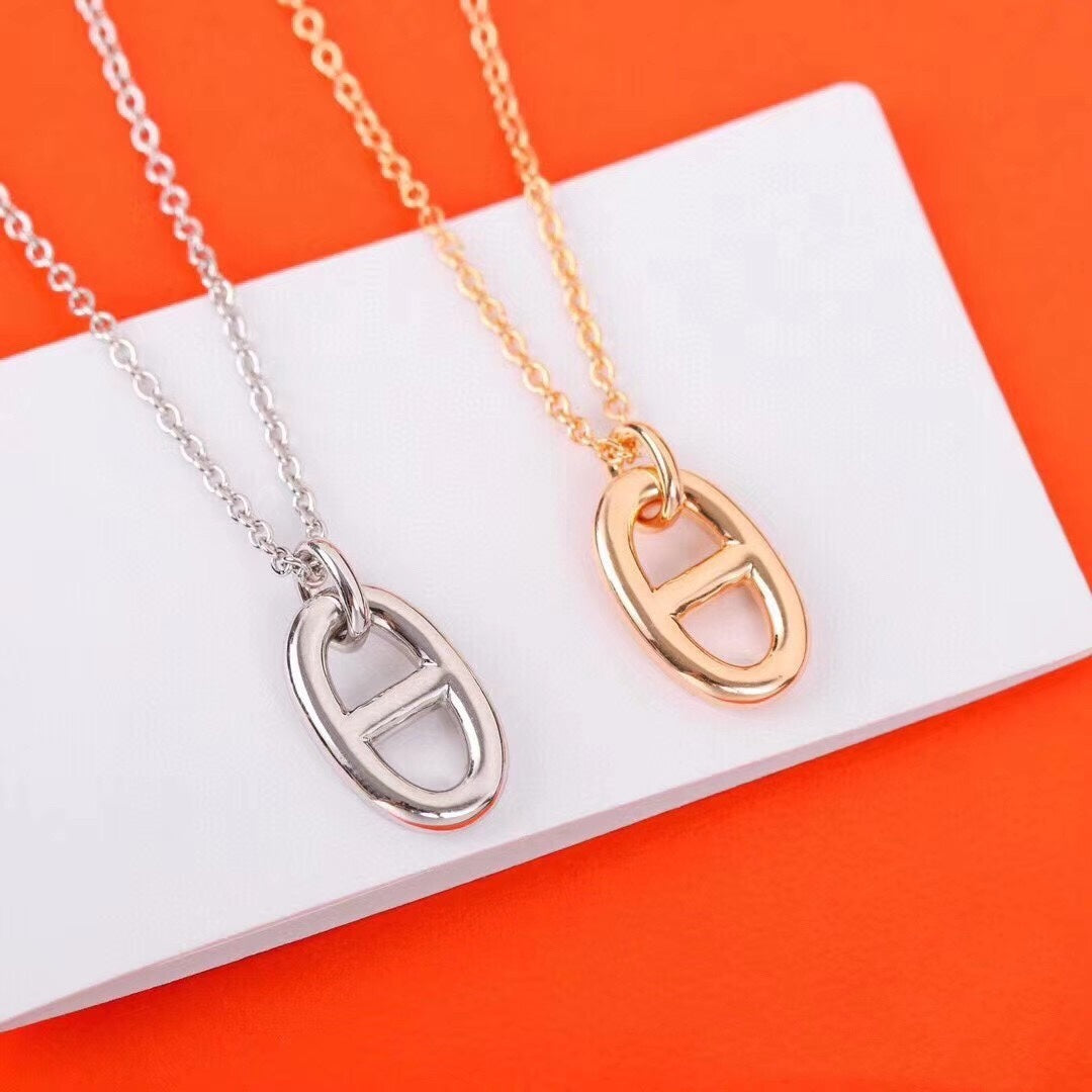 [Marins]HM PIG NOSE NECKLACE