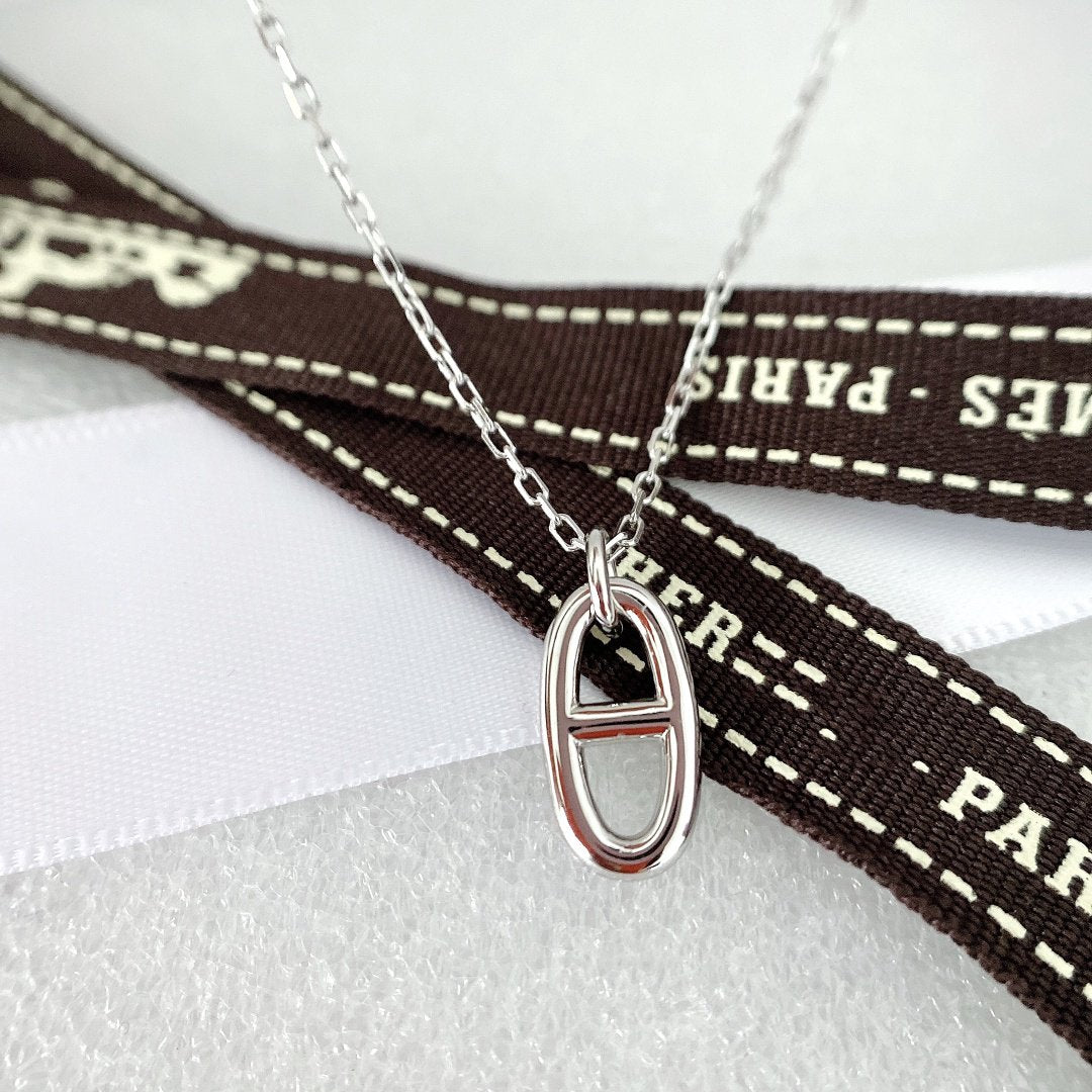 [Marins]HM PIG NOSE NECKLACE