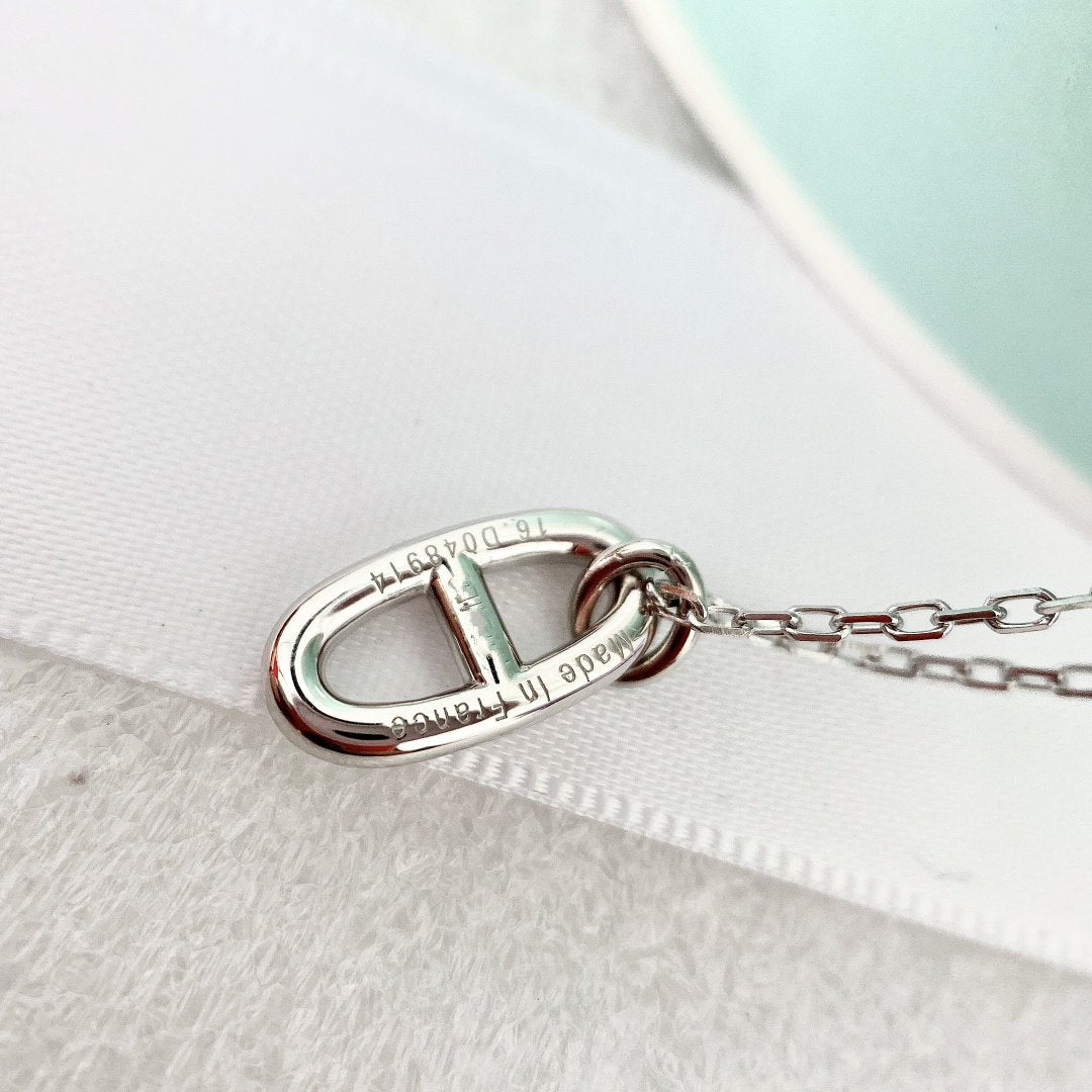 [Marins]HM PIG NOSE NECKLACE