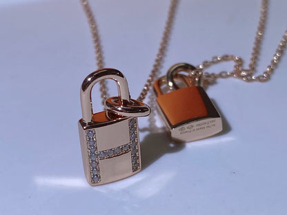 [Marins]HM ADVANCED NICHE LOCK HEAD NECKLACE DIAMONDS