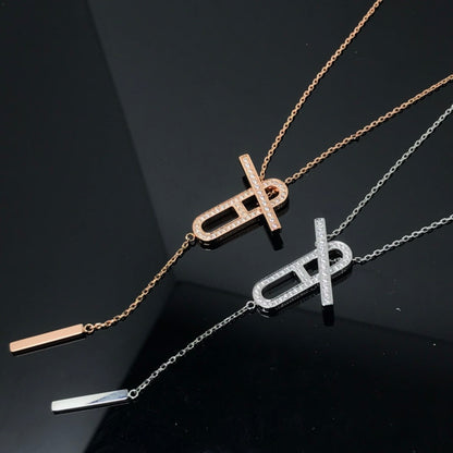 [Marins]HM NECKLACE PLATINUM Marins GOLD DIAMOND