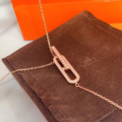 [Marins]HM NECKLACE PLATINUM Marins GOLD DIAMOND