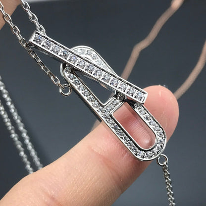 [Marins]HM NECKLACE PLATINUM Marins GOLD DIAMOND