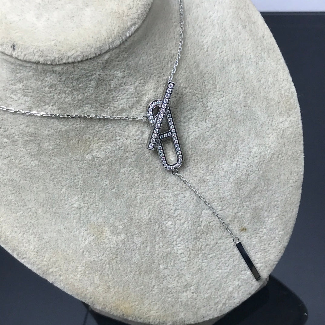 [Marins]HM NECKLACE PLATINUM Marins GOLD DIAMOND
