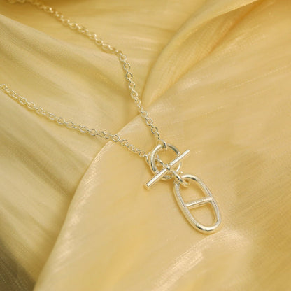 [Marin-Jewelry]HM CHAINE D'ANCRE PENDANT NECKLACE STERLING SILVER
