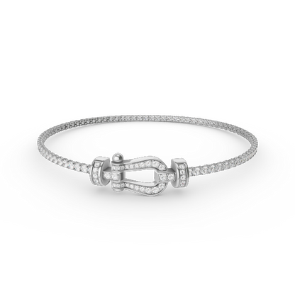 [Marins]FORCE  HORSESHOE  DIAMOND TENNIS BRACELET
