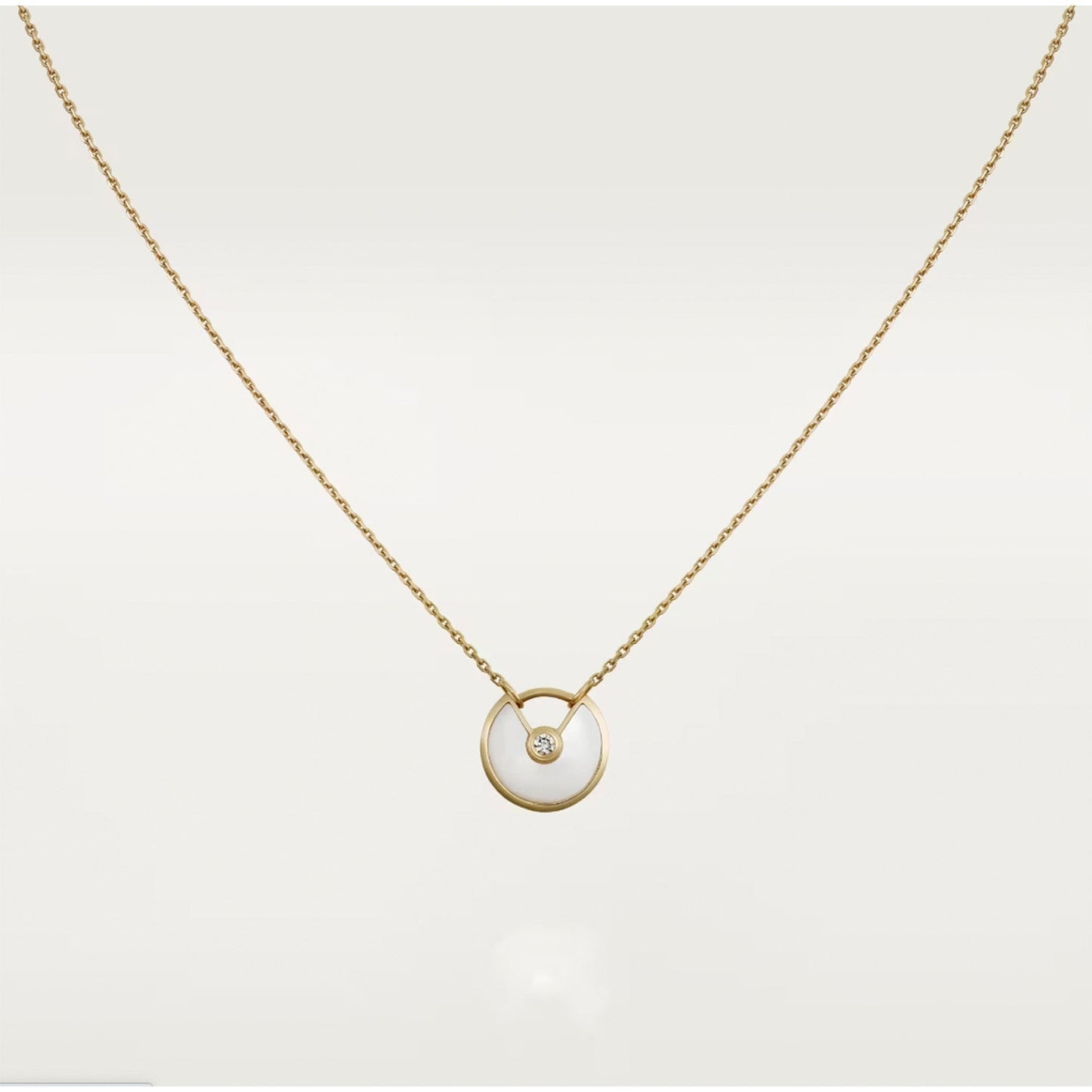 [Marins]AMULETTE Marins GOLD MOP NECKLACE