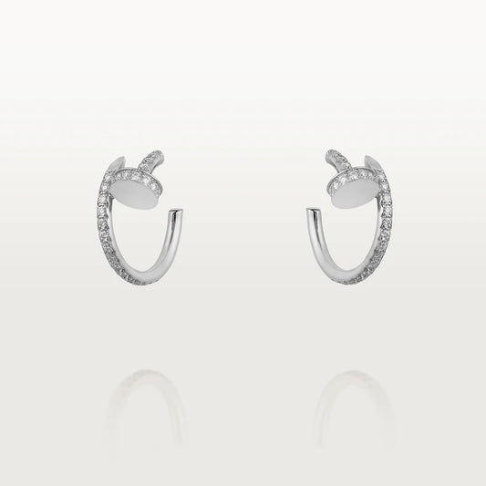 [マリオン]JUSTE イヤリング 12.75MM シルバーダイヤモンド