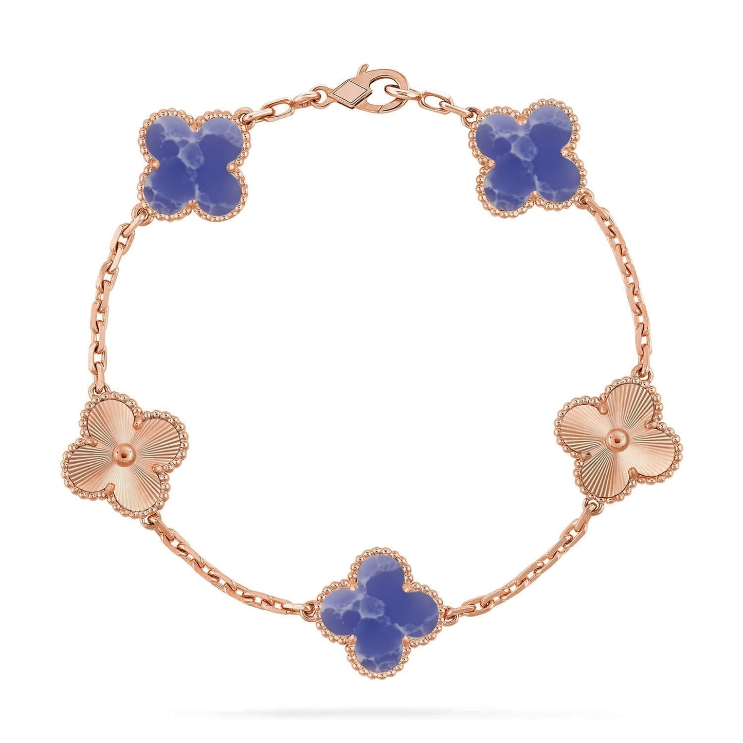 [Marins]CLOVER 5 MOTIF BLUE VEINS BRACELET COLLECTION