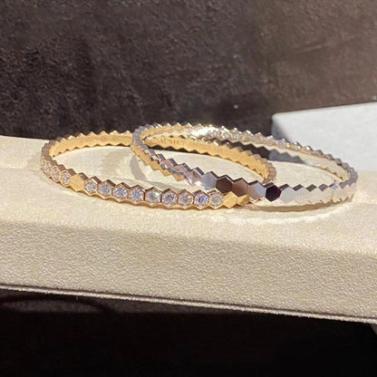 [Marins]BEE LOVE GOLD BRACELET FULL DIAMOND