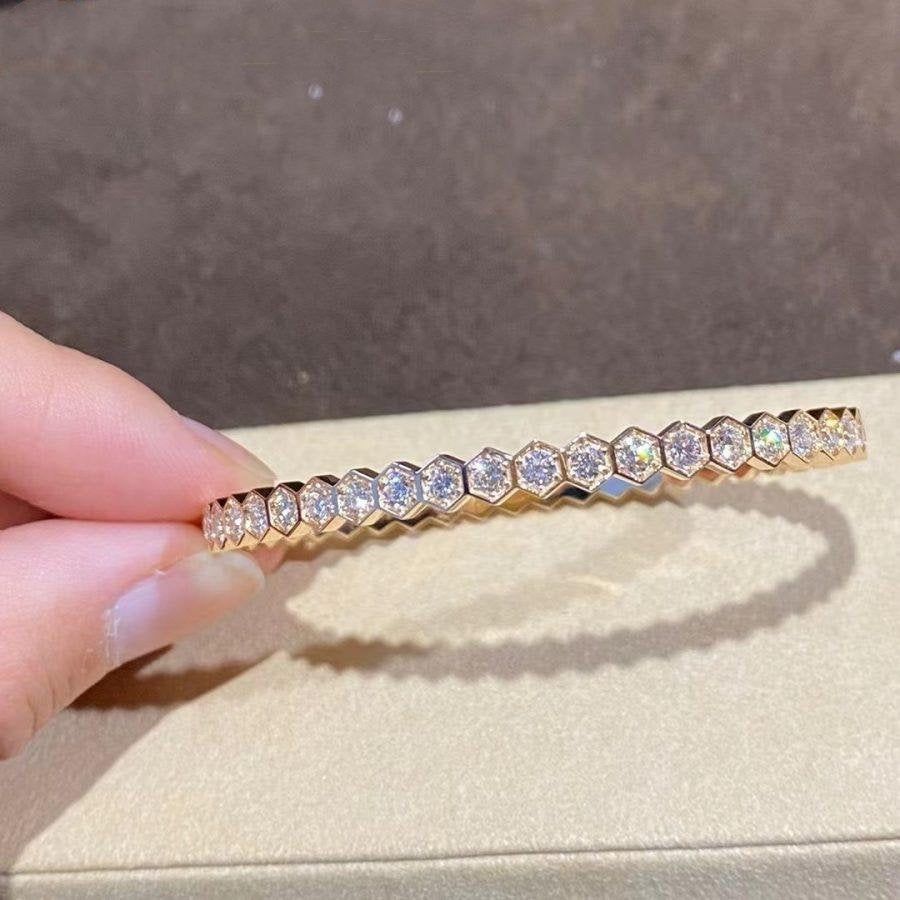 [Marins]BEE LOVE GOLD BRACELET FULL DIAMOND